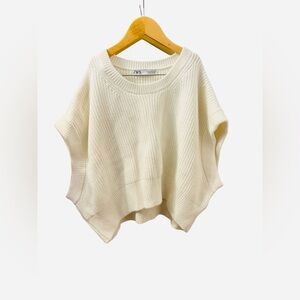 Zara Women’s Cropped Cable Knitted Sweater Vest